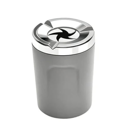 Rotating Sealed Lid Car Ashtray Odor Resistant Auto Cigarette Ashtray Fits Vehicle Cup Holder🌸