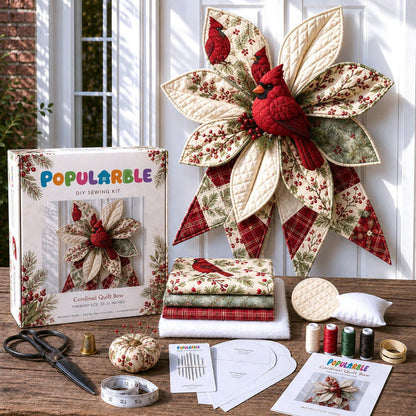 🔥✨Large Patchwork Bow Sewing Kit (Beginner-Friendly)