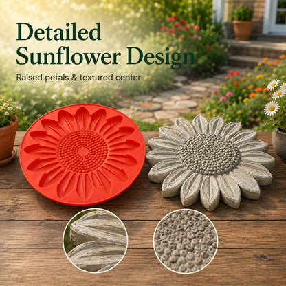 💥 LAST DAY 49% OFF🌻 Reusable Sunflower Stepping Stone Mold