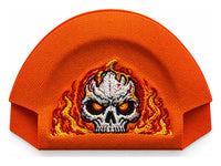 11 · Flaming Skull — Orange