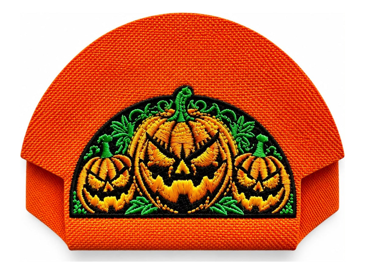 Halloween Embroidered Cap-Back Inserts – 16 Styles