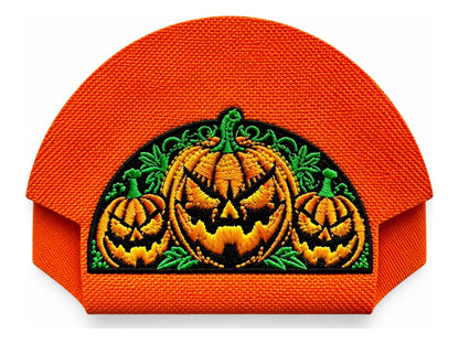 Halloween Embroidered Cap-Back Inserts – 16 Styles