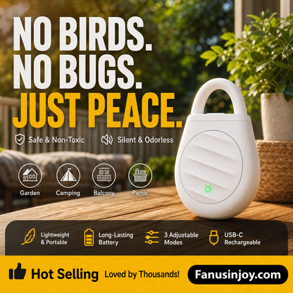 ⏳🔥LIMITED-TIME 50% OFF! ⏰Portable Ultrasonic Bird Repellent Keychain