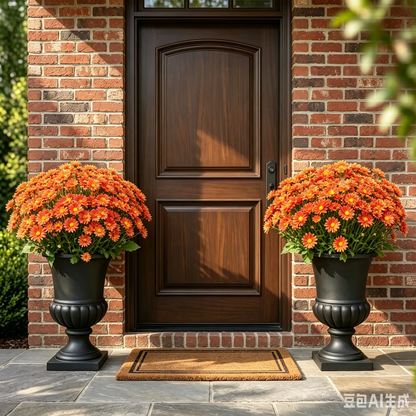 🔥 50% OFF Today Only 🔥 - Artificial Outdoor Mums Flowers - UV resistant, Waterproof, Windproof🌼