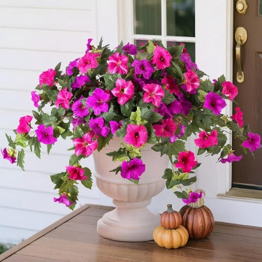 🔥Last Day 70% OFF🔥UV Resistant Faux Petunia Flowers – Fade-Proof Outdoor Floral Decor