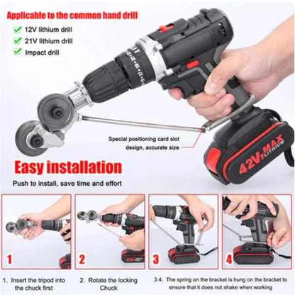🔥Half Price Today - Metal Shear Drill Adapter