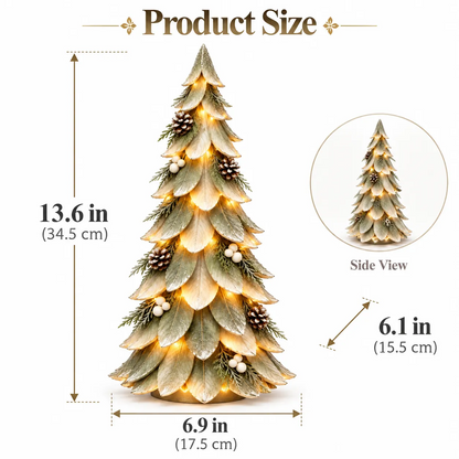 🌲 Everglow Winter Tree™ | Warm LED Layered Christmas Decor