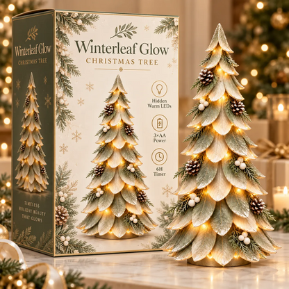 🌲 Everglow Winter Tree™ | Warm LED Layered Christmas Decor