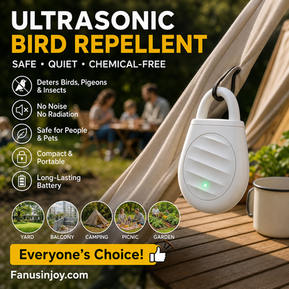 ⏳🔥LIMITED-TIME 50% OFF! ⏰Portable Ultrasonic Bird Repellent Keychain