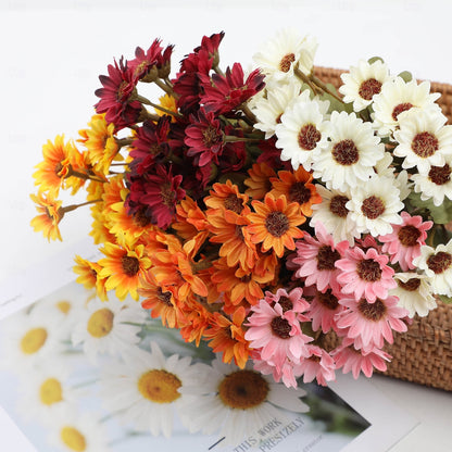 🔥 50% OFF Today Only 🔥 - Artificial Outdoor Mums Flowers - UV resistant, Waterproof, Windproof🌼