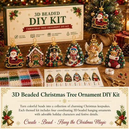 DIY Christmas Beaded Ornament Craft Kit - image 3