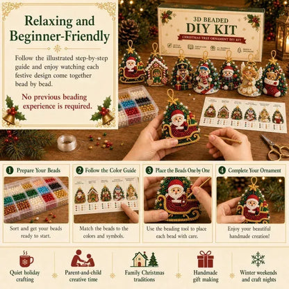 DIY Christmas Beaded Ornament Craft Kit - image 4