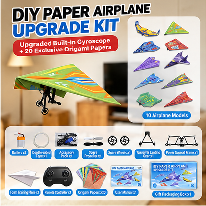 ✈️RC Powered Paper Airplane Kit – Build, Control & Fly Your Own Plane