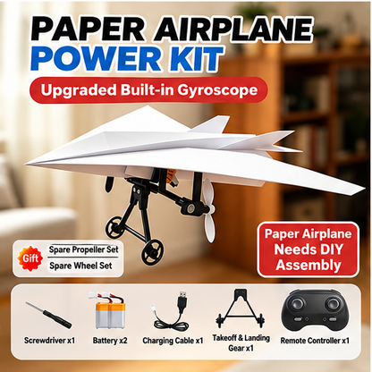 ✈️RC Powered Paper Airplane Kit – Build, Control & Fly Your Own Plane
