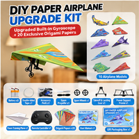 20 Origami Sheets + 1 Foam Plane + 3 Batteries