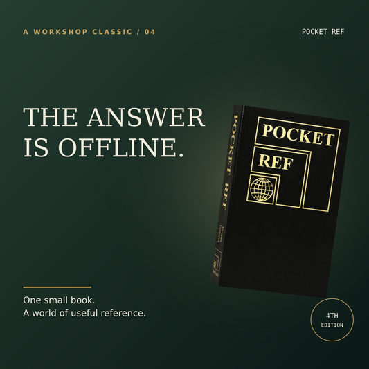 ⭐️Pocket Ref 4th Edition | 864-Page Portable Reference Book