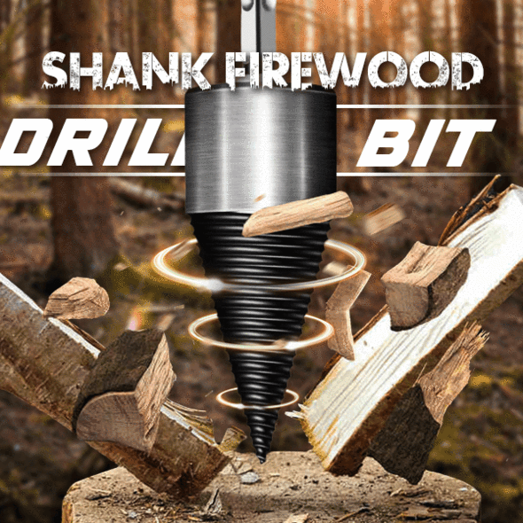 🎁2026 New Arrivals 50% OFF💥Electric Drill Wood Splitter – High Carbon Steel, Portable, Splits Logs Fast