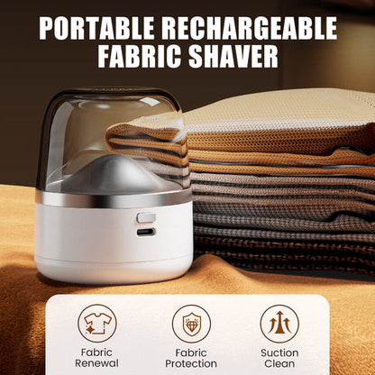 Portable Rechargeable Fabric Shaver - 3-Speed Settings With LED Light For Sweaters & Upholstery Care