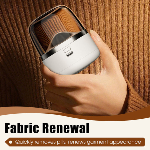 Portable Rechargeable Fabric Shaver - 3-Speed Settings With LED Light For Sweaters & Upholstery Care