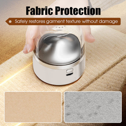 Portable Rechargeable Fabric Shaver - 3-Speed Settings With LED Light For Sweaters & Upholstery Care
