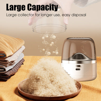 Portable Rechargeable Fabric Shaver - 3-Speed Settings With LED Light For Sweaters & Upholstery Care