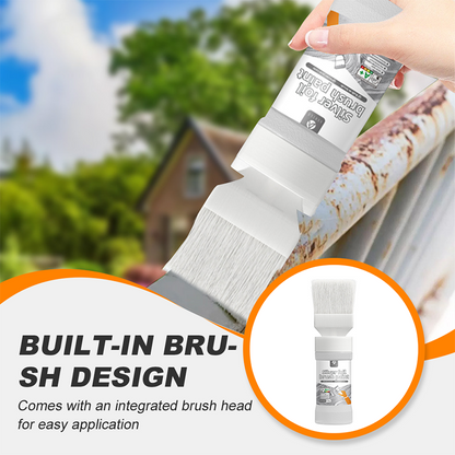 ⏳🔥LIMITED-TIME 50% OFF! ⏰✨🏠Water-Based Metallic Silver Paint with Built-in Brush💥👍