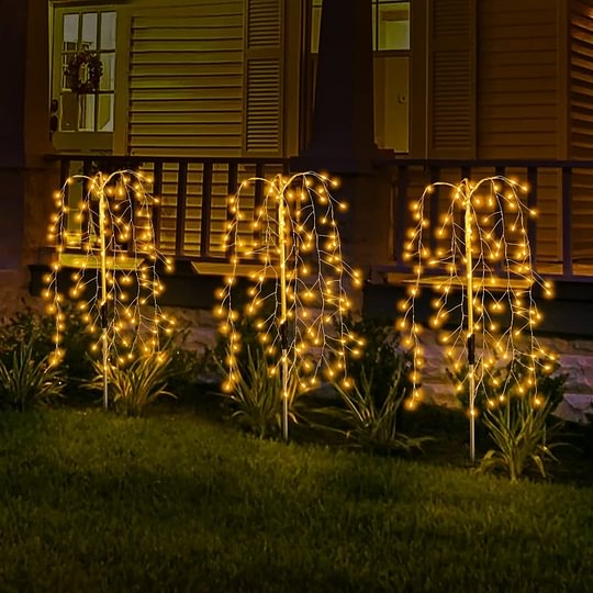 Solar Firework Garden Lights – Waterproof Starburst Stake Lamps For Paths, Patios & Parties