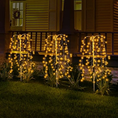 Solar Firework Garden Lights – Waterproof Starburst Stake Lamps For Paths, Patios & Parties