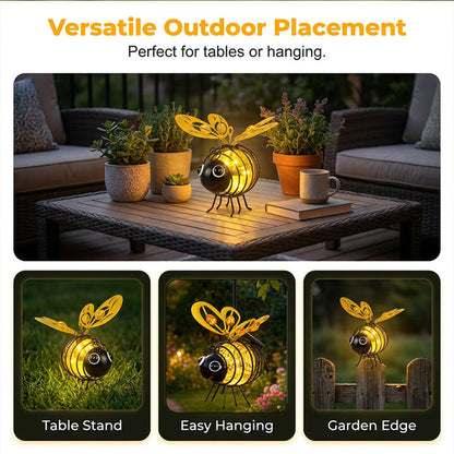 Hanging Solar Bee Light – Warm Amber Glow, Flicker-Free, Perfect For Garden Parties, Camping, Or Kids’ Rooms – Spread Joy Day And Night