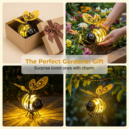 Hanging Solar Bee Light – Warm Amber Glow, Flicker-Free, Perfect For Garden Parties, Camping, Or Kids’ Rooms – Spread Joy Day And Night