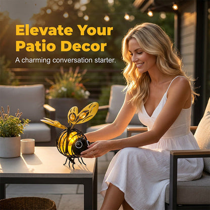 Hanging Solar Bee Light – Warm Amber Glow, Flicker-Free, Perfect For Garden Parties, Camping, Or Kids’ Rooms – Spread Joy Day And Night