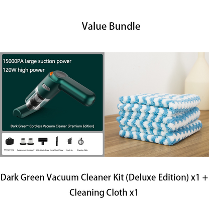 ⏳Limited-time 50% off⏰Cordless Car Vacuum – 10000Pa Suction & 4000mAh Battery🚗🌪️🌬️
