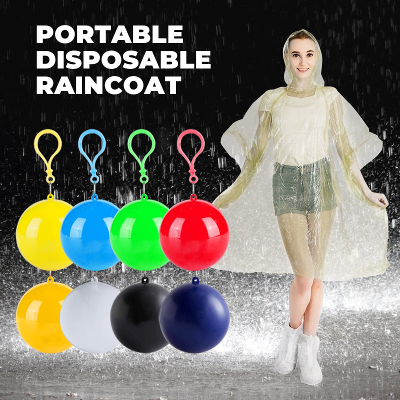 🔥Limited Time Promotion 50% OFF🔥Mini Ball Shape Disposable Raincoat