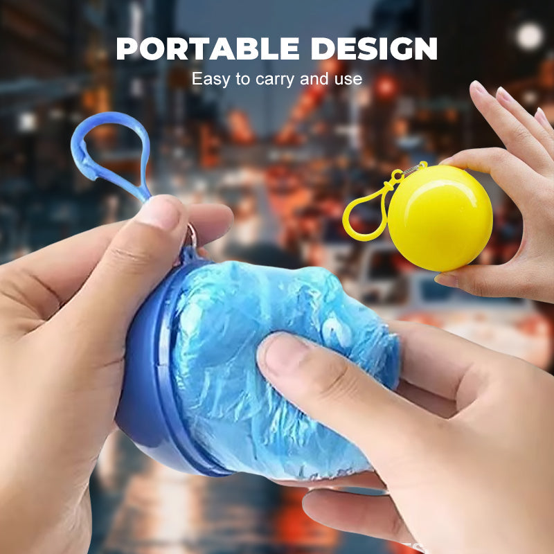 🔥Limited Time Promotion 50% OFF🔥Mini Ball Shape Disposable Raincoat