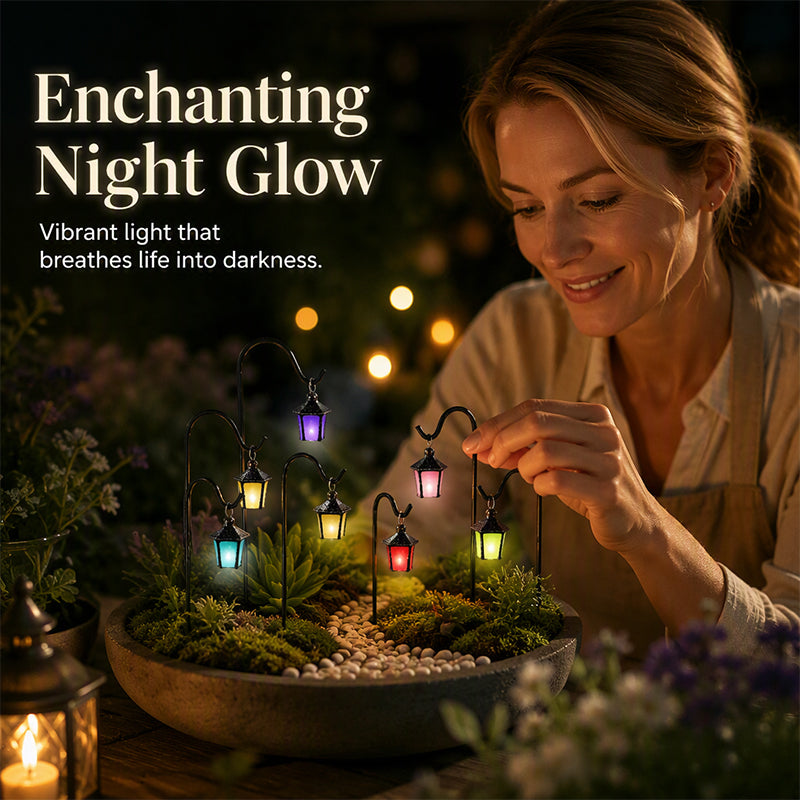 ⏳🔥LIMITED-TIME 50% OFF! ⏰Glow-in-the-Dark Plant Stakes – 7 colors, premium resin, sturdy iron hooks – magical garden decor. 🌙