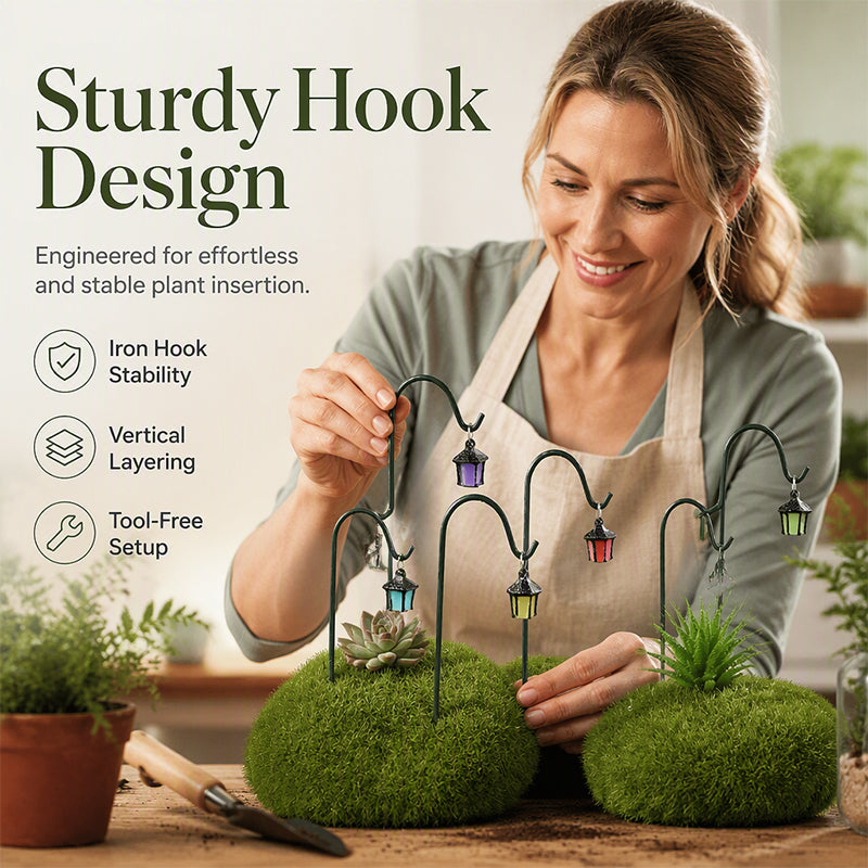 ⏳🔥LIMITED-TIME 50% OFF! ⏰Glow-in-the-Dark Plant Stakes – 7 colors, premium resin, sturdy iron hooks – magical garden decor. 🌙