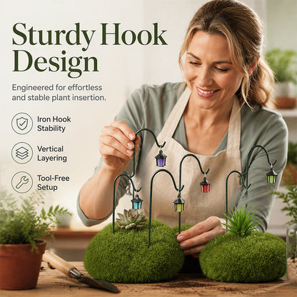 ⏳🔥LIMITED-TIME 50% OFF! ⏰Glow-in-the-Dark Plant Stakes – 7 colors, premium resin, sturdy iron hooks – magical garden decor. 🌙