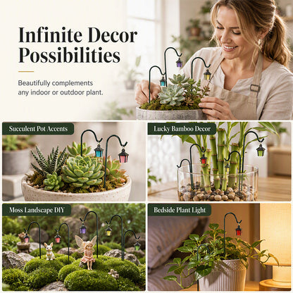 ⏳🔥LIMITED-TIME 50% OFF! ⏰Glow-in-the-Dark Plant Stakes – 7 colors, premium resin, sturdy iron hooks – magical garden decor. 🌙