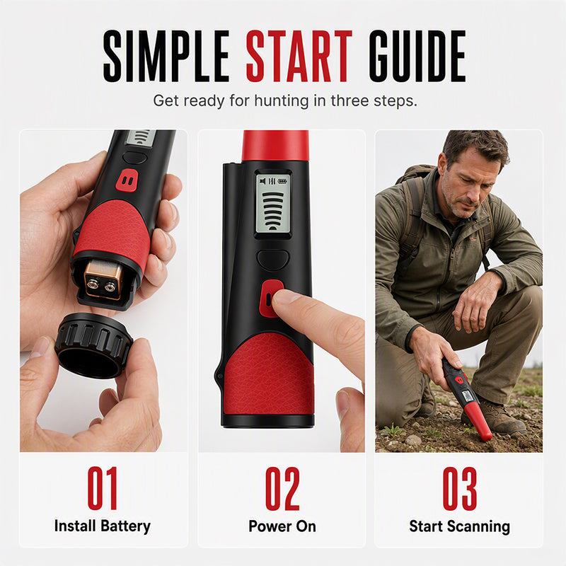 ⏳🔥LIMITED-TIME 50% OFF! ⏰Handheld Metal Detector Pinpointer