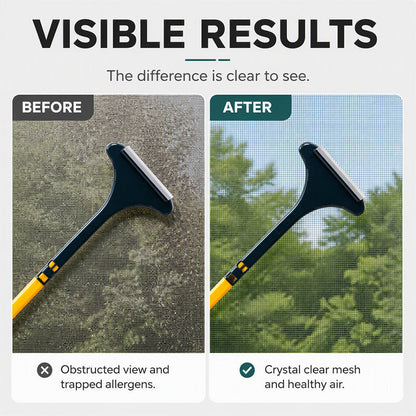 2-in-1 Window Mesh Screen Cleaning Brush