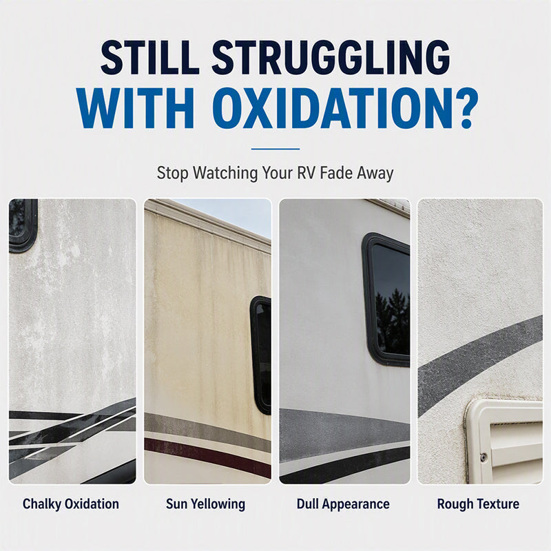 ⏳🔥LIMITED-TIME 50% OFF! ⏰RV Fiberglass Gloss Oil Shine Restorer🚐✨