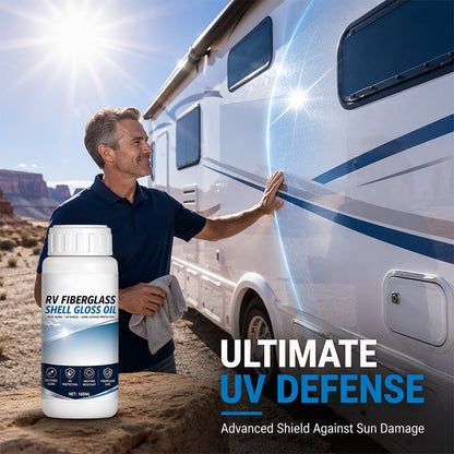 ⏳🔥LIMITED-TIME 50% OFF! ⏰RV Fiberglass Gloss Oil Shine Restorer🚐✨