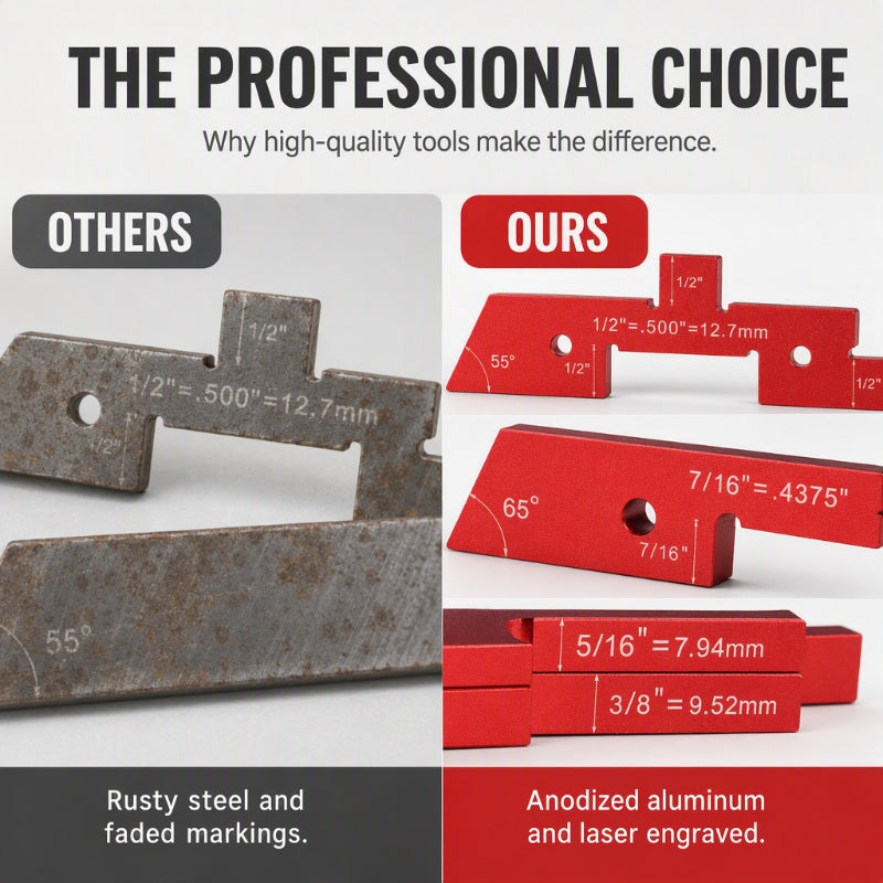 Aluminum Alloy Woodworking Setup Blocks