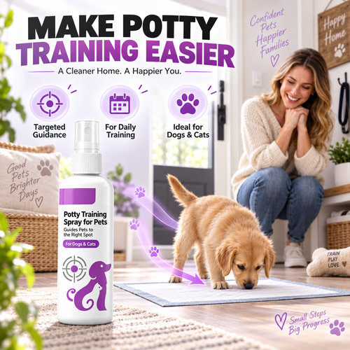 🐾 Pet Potty Training Spray – Easy-to-Use Training Aid to Help Guide Pets to the Right Spot