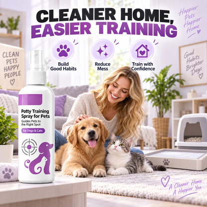 🐾 Pet Potty Training Spray – Easy-to-Use Training Aid to Help Guide Pets to the Right Spot