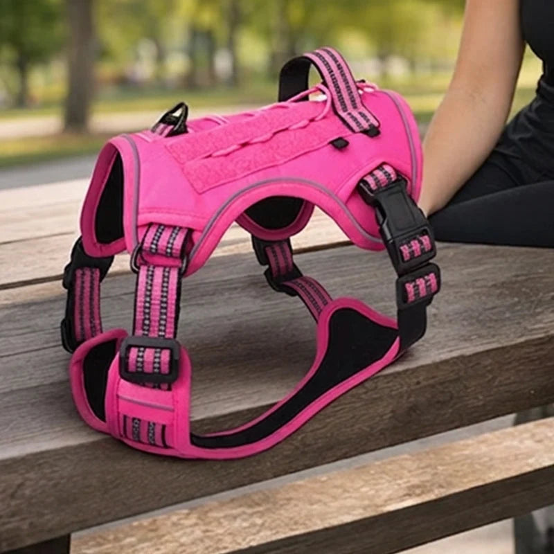 🐕🔥 50% OFF! Durable Oxford Fabric Dog Harness Vest – Reflective, Adjustable, No-Pull & Breathable Comfort for All Breeds ✨