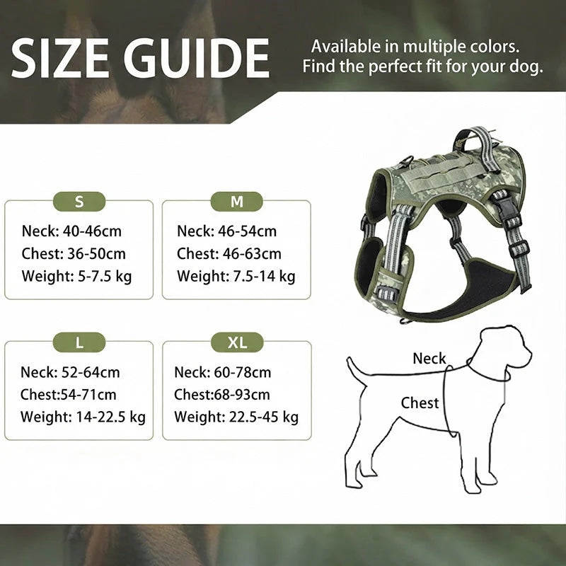 🐕🔥 50% OFF! Durable Oxford Fabric Dog Harness Vest – Reflective, Adjustable, No-Pull & Breathable Comfort for All Breeds ✨