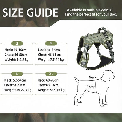 🐕🔥 50% OFF! Durable Oxford Fabric Dog Harness Vest – Reflective, Adjustable, No-Pull & Breathable Comfort for All Breeds ✨