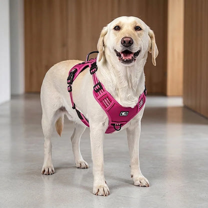 🐕🔥 50% OFF! Durable Oxford Fabric Dog Harness Vest – Reflective, Adjustable, No-Pull & Breathable Comfort for All Breeds ✨
