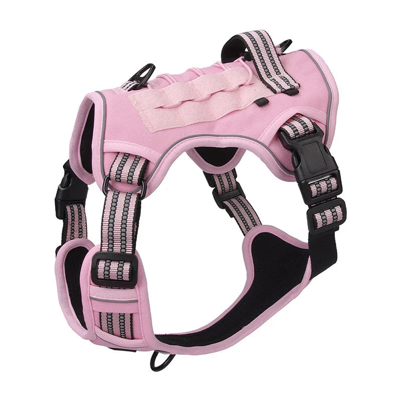 🐕🔥 50% OFF! Durable Oxford Fabric Dog Harness Vest – Reflective, Adjustable, No-Pull & Breathable Comfort for All Breeds ✨